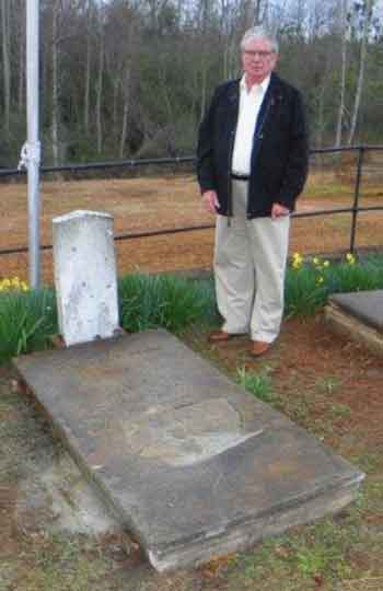 Brown grave site restored